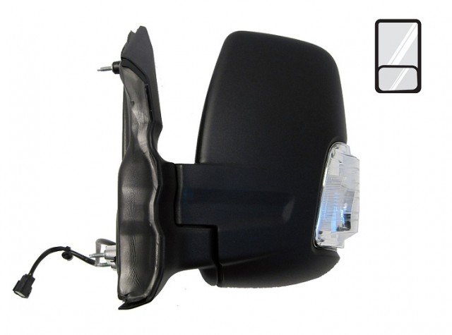 Accéder à la pièce Rétroviseur gauche électrique, chauffant + feu blanc [Court]