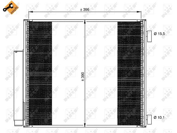 Accéder à la pièce Condenseur de climatisation