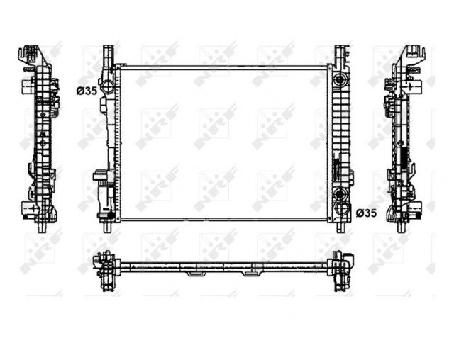 Accéder à la pièce Radiateur A150 - A160 - A170 - A180 - A200