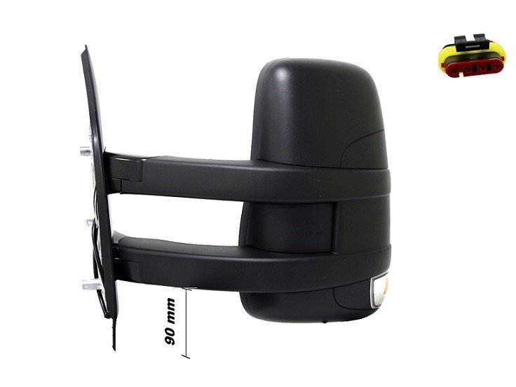 Accéder à la pièce Rétroviseur gauche manuel + feu [Long]