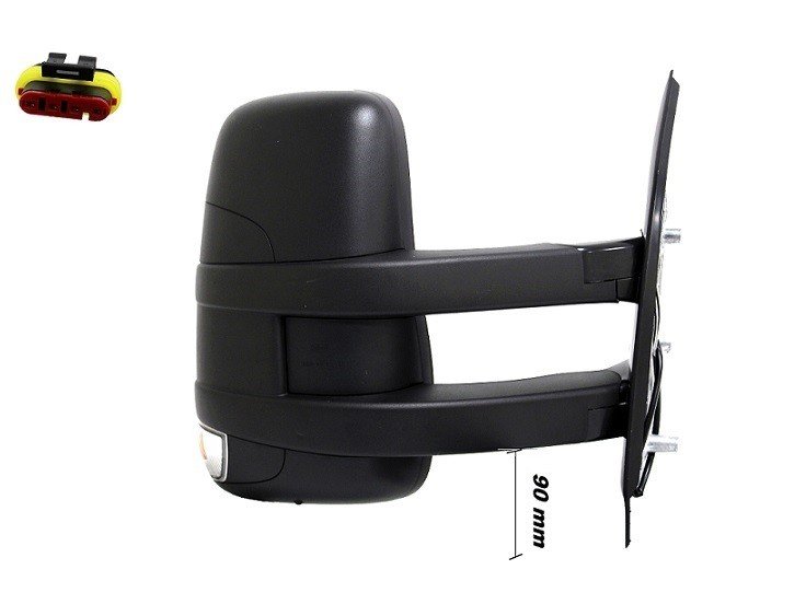 Accéder à la pièce Rétroviseur droit manuel + feu [Long]