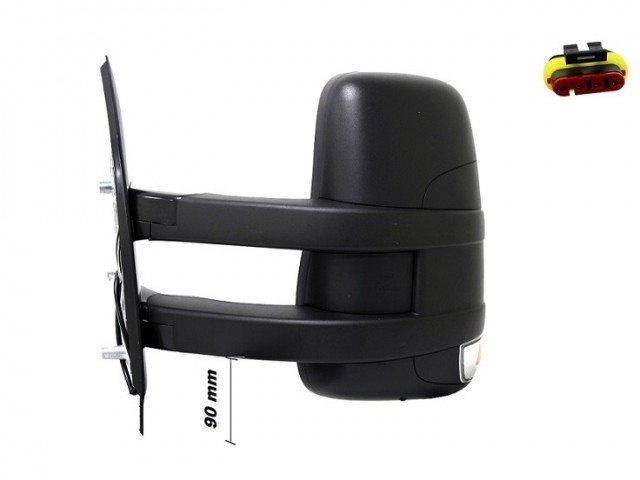 Accéder à la pièce Rétroviseur gauche manuel + feu [Long]