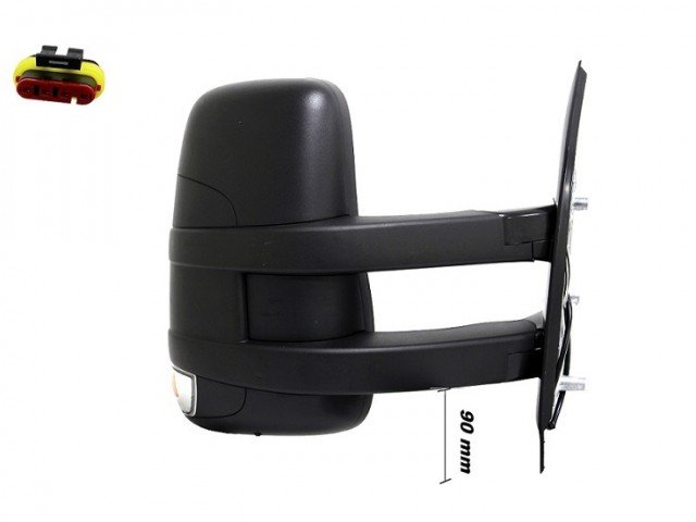 Accéder à la pièce Rétroviseur droit manuel + feu [Long]