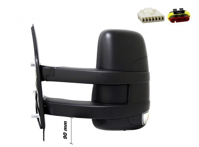 Accéder à la pièce Rétroviseur gauche électrique, chauffant + feu + sonde [Long]