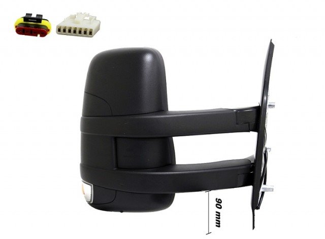 Accéder à la pièce Rétroviseur droit électrique, chauffant + feu [Long]