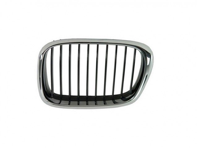 Accéder à la pièce Grille latérale gauche [Noir - Chrome].