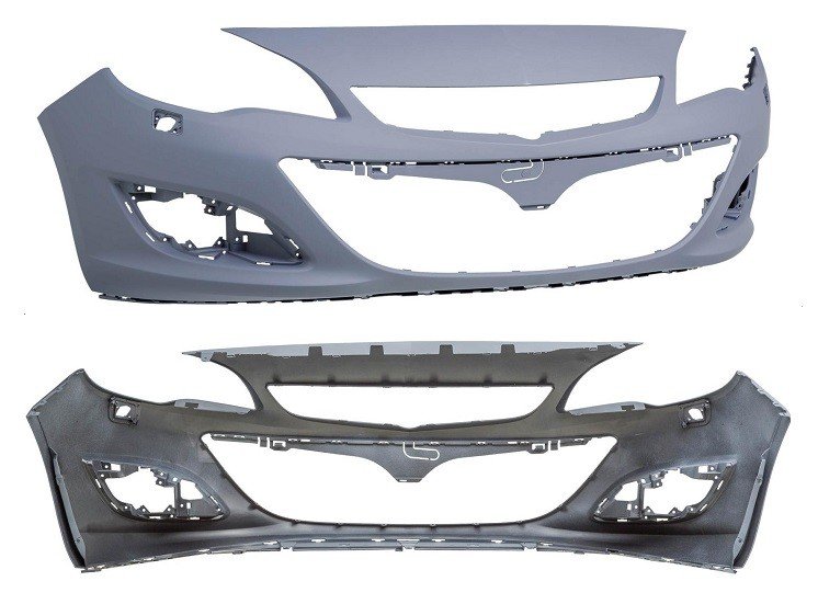 Accéder à la pièce Pare-chocs avant à peindre Lave-phares