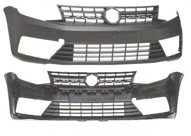 Accéder à la pièce Pare-chocs avant noir