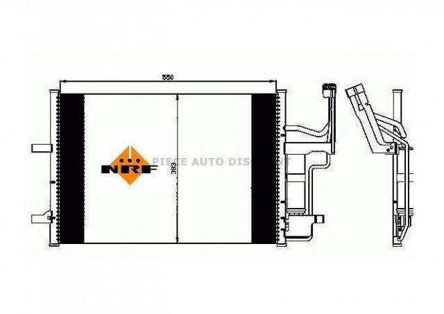Accéder à la pièce Condenseur de climatisation