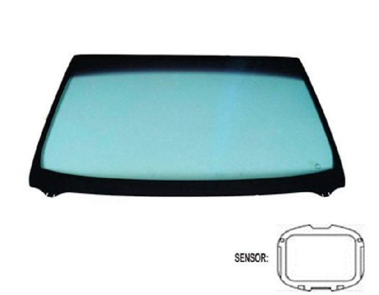 Accéder à la pièce Pare-brise teinté vert athermique dégradé gris capteur