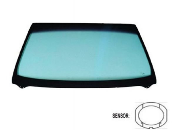 Accéder à la pièce Pare-brise teinté vert dégradé gris capteur