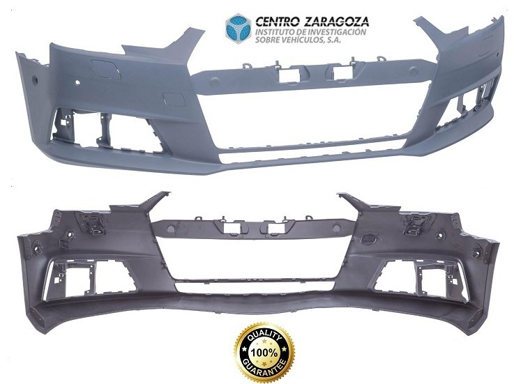 Accéder à la pièce Pare-chocs avant à peindre + lave-phares +  4 capteurs