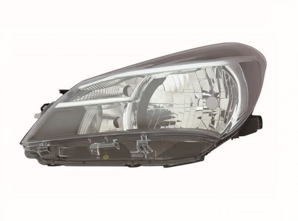 Accéder à la pièce Phare gauche H4 [Noir]