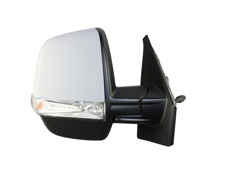 Accéder à la pièce Rétroviseur droit mécanique à peindre + feu [2 glaces Cargo]