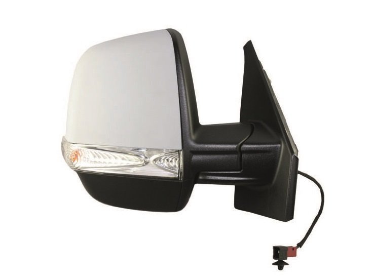 Accéder à la pièce Rétroviseur droit électrique, chauffant à peindre + feu + sonde [2 glaces Cargo]