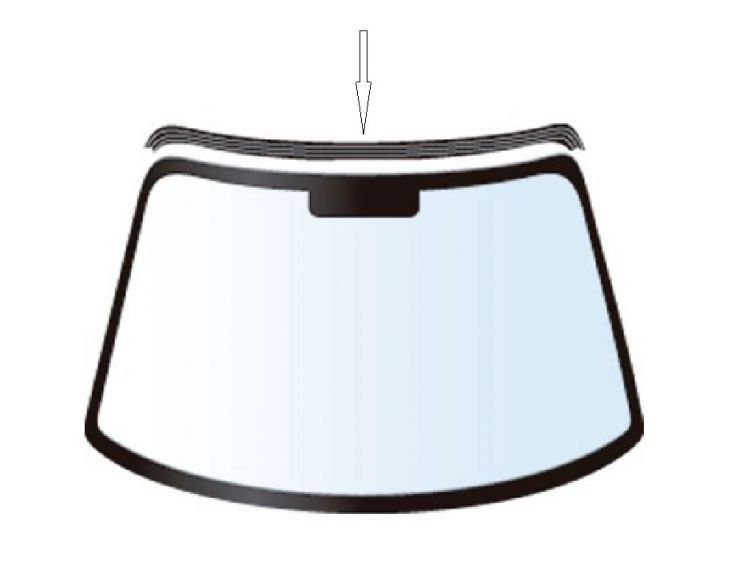 Accéder à la pièce Joint supérieur pare-brise