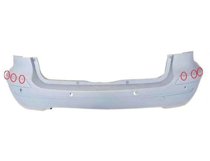 Accéder à la pièce Pare-chocs arrière à peindre [Avantgarde - Elegance] + capteurs