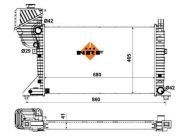 Radiateur/Condenseur MERCEDES Sprinter