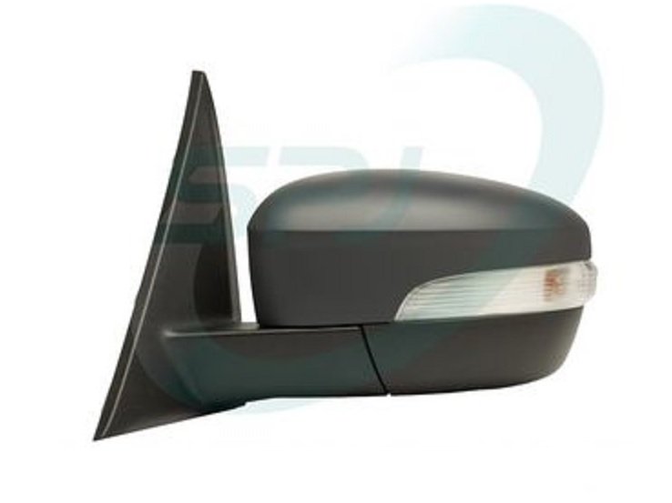 Accéder à la pièce Rétroviseur gauche électrique, chauffant, rabattable à peindre + clignotant + courtoisie [grand angle]