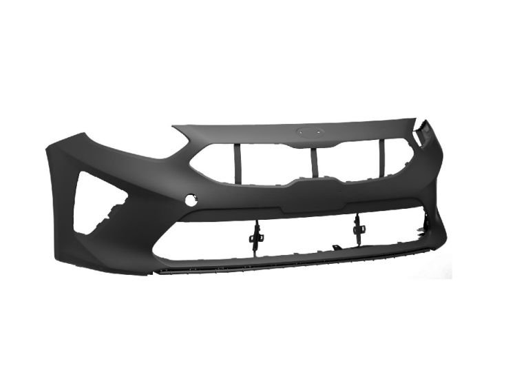 Accéder à la pièce Pare-chocs avant noir, avec marquage des capteurs et marquage des lave-projecteurs