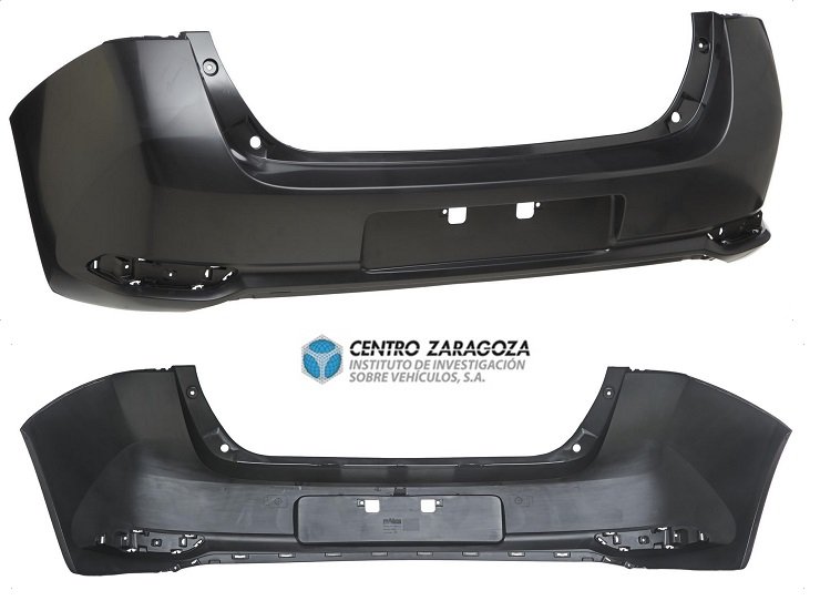 Accéder à la pièce Pare-chocs arrière noir