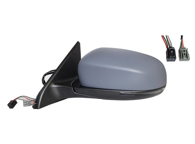 Rétroviseur gauche électrique, chauffant, rabattable à peindre + feu + courtoisie + BSD grand angle JEEP COMPASS  pour JEEP COMPASS Rétroviseur gauche électrique, chauffant, rabattable à peindre + feu + courtoisie + BSD grand angle JEEP COMPASS  pour JEEP COMPASS