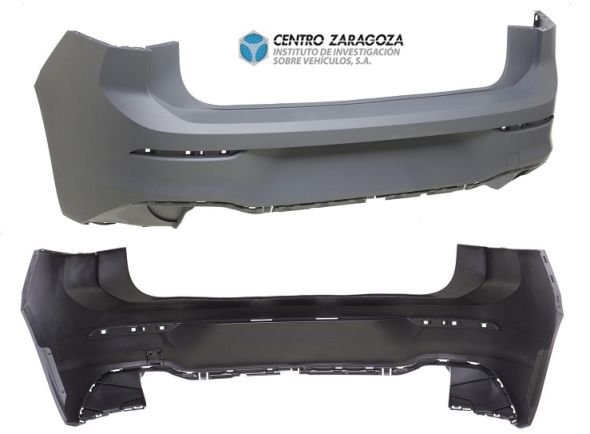 Accéder à la pièce Pare-chocs arrière à peindre