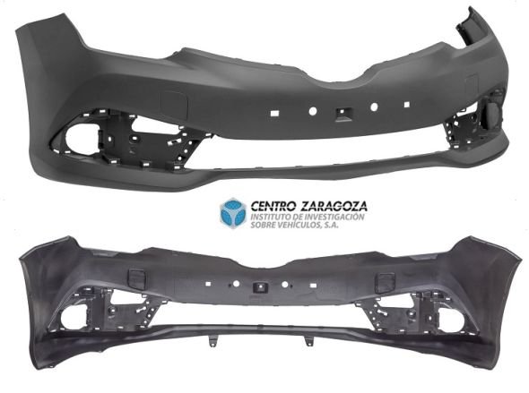 Accéder à la pièce Pare-chocs avant noir