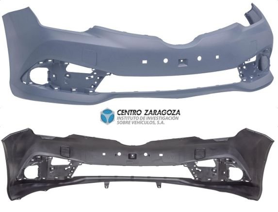 Accéder à la pièce Pare-chocs avant à peindre