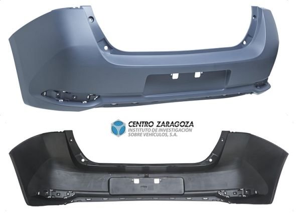 Accéder à la pièce Pare-chocs arrière à peindre