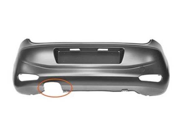 Accéder à la pièce Pare-chocs arrière à peindre [Grand échappement]