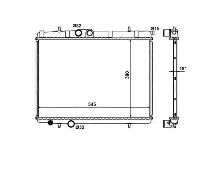 Accéder à la pièce Radiateur 2,0L / 1,9L / 1,6L / 1,4L / 1,1L