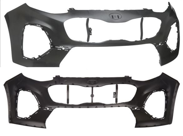 Accéder à la pièce Pare-chocs avant noir