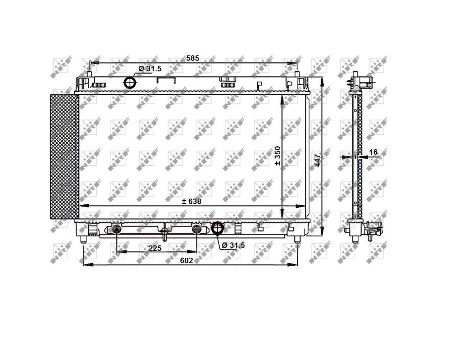 Accéder à la pièce Radiateur 1,0L VVTi - 1,3L VVTi