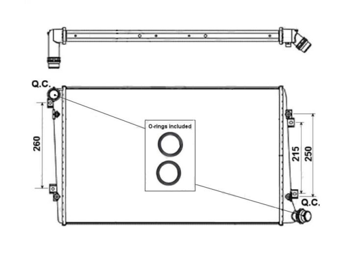 Accéder à la pièce Radiateur 1.9L Tdi - 2.0L Tdi