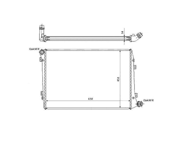 Accéder à la pièce Radiateur 1.9L Tdi - 2.0L Tdi