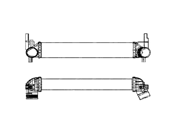 Accéder à la pièce Refroidisseur échangeur air turbo 1,2L - 1,6L Accéder à la pièce Refroidisseur échangeur air turbo 1,2L - 1,6L