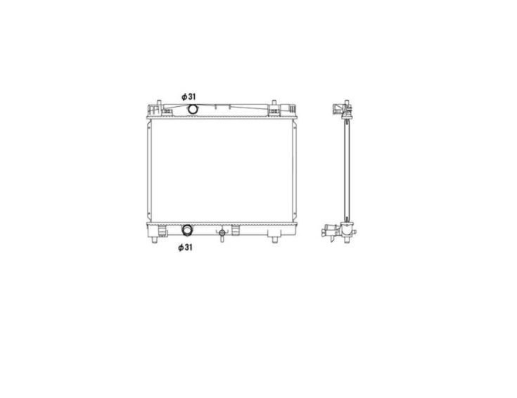 Accéder à la pièce Radiateur 1,0L VVTi, GPL - 1,3L VVTi