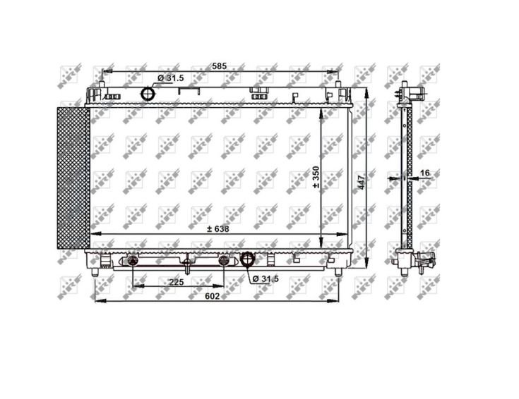 Accéder à la pièce Radiateur 1,0L VVTi - 1,3L VVTi