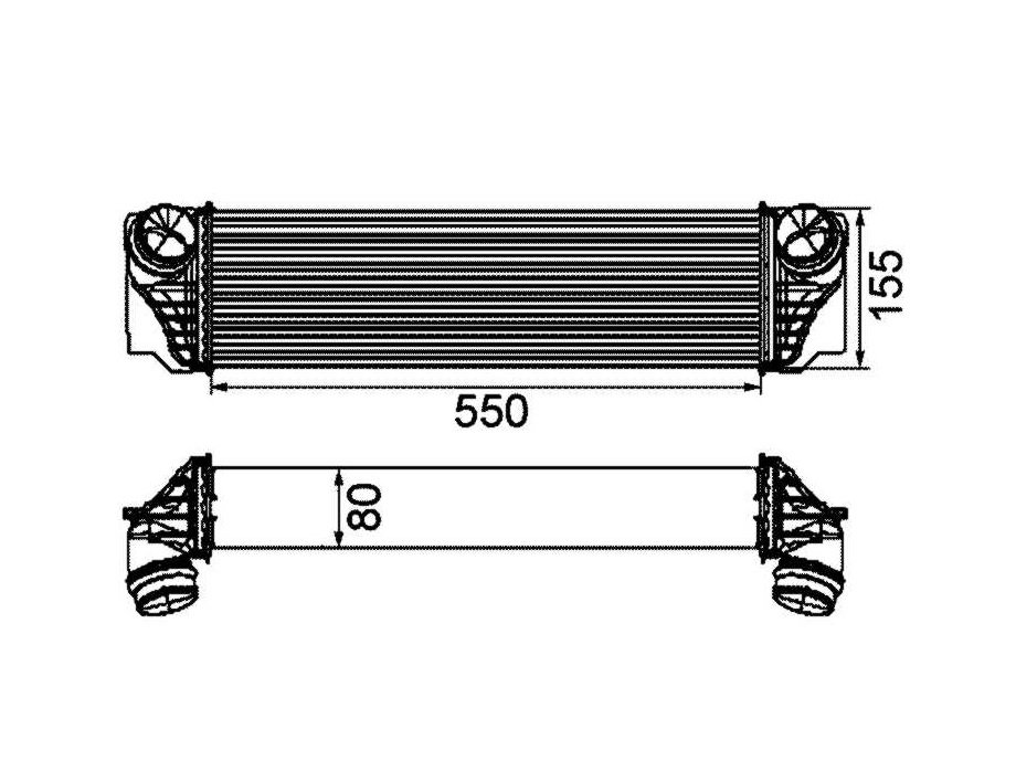 Refroidisseur échangeur air essence 3,0L BMW SERIE 5  pour BMW SERIE 5 Refroidisseur échangeur air essence 3,0L BMW SERIE 5  pour BMW SERIE 5