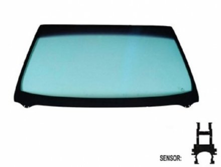 Accéder à la pièce Pare-brise teinté vert acoustique avec capteur