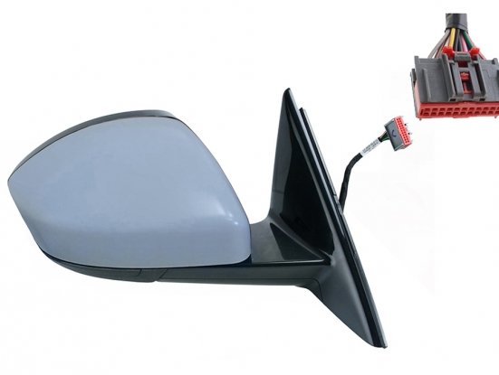 Rétroviseur droit électrique, à peindre, chauffant, convexe, rabattable + clignotant + courtoisie + mémoire (12 fiches) LAND ROVER EVOQUE  pour LAND ROVER EVOQUE Rétroviseur droit électrique, à peindre, chauffant, convexe, rabattable + clignotant + courtoisie + mémoire (12 fiches) LAND ROVER EVOQUE  pour LAND ROVER EVOQUE