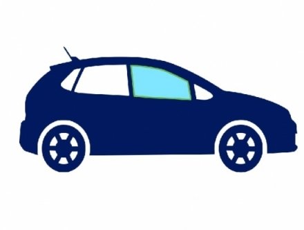 Accéder à la pièce Vitre latérale avant droite teinté verte Accéder à la pièce Vitre latérale avant droite teinté verte