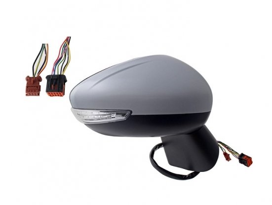 Rétroviseur droit électrique, chauffant, rabattable à peindre + feu + courtoisie + sonde CITROEN C3 AIRCROSS  pour CITROEN C3 AIRCROSS Rétroviseur droit électrique, chauffant, rabattable à peindre + feu + courtoisie + sonde CITROEN C3 AIRCROSS  pour CITROEN C3 AIRCROSS