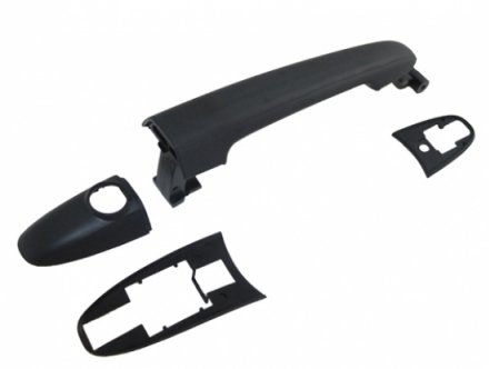 Accéder à la pièce Poignée avant gauche noire 