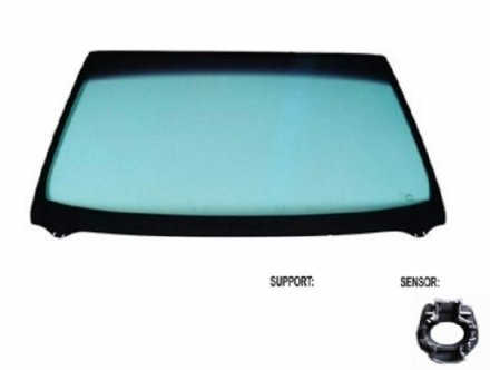 Accéder à la pièce Pare-brise teinté vert athermique + capteur