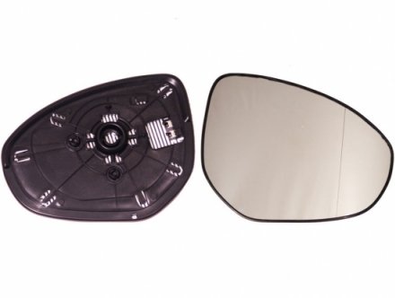 Accéder à la pièce Glace + support rétroviseur droit convexe chromée 