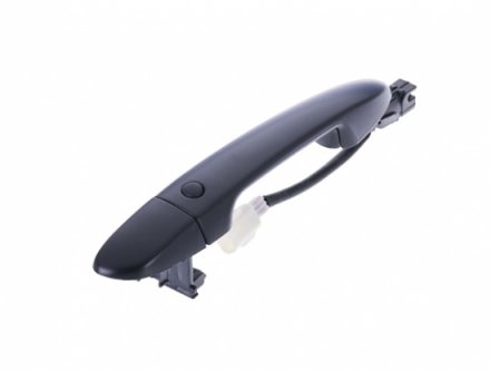 Accéder à la pièce Poignée avant droite à peindre noire + trous bouton de demarrage