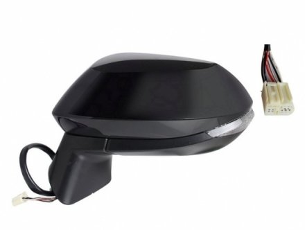 Accéder à la pièce Rétroviseur gauche électrique, chauffant, convexe, apprêté, avec feu clignotant (6 broches)