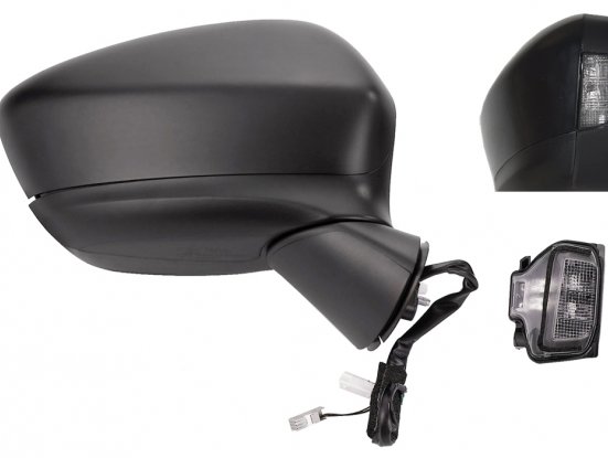 Rétroviseur droit électrique, à peindre, chauffant, rabattable + feu + side assist 10 fiches MAZDA CX-5 Complet, avec coque a peindre à la couleur du véhicule, feu clignotant, glace convexe et side assist. Réglage intérieur électrique, chauffant, rabattab pour MAZDA CX-5 Rétroviseur droit électrique, à peindre, chauffant, rabattable + feu + side assist 10 fiches MAZDA CX-5 Complet, avec coque a peindre à la couleur du véhicule, feu clignotant, glace convexe et side assist. Réglage intérieur électrique, chauffant, rabattab pour MAZDA CX-5